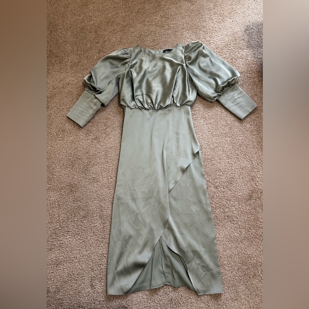 SHEIN Sage Mid Sleeve Dress